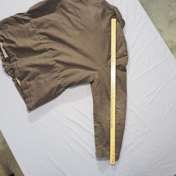 Columbia Utility Jacket Mens Extra Large Brown Canvas Barn Chore Coat Work Faded - Picture 11 of 14